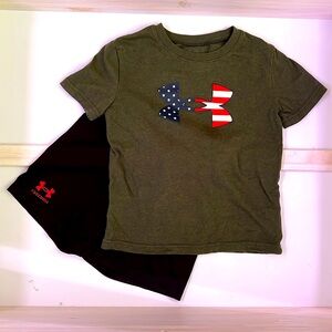 Under Armour boys athletic shorts set